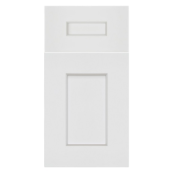 white shaker door