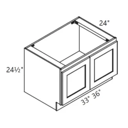 MH – Kitchen Cabinet - Apron Sink Base Cabinet - 33-36" BS