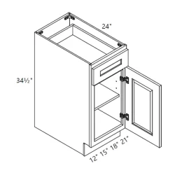 PN – Kitchen Cabinet – Base 12-21″ GS