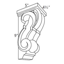 MH – Kitchen Cabinet - Accessory Corbel BS