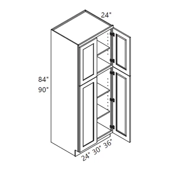 KN - Kitchen Cabinet - Pantry 2484-3690" GS