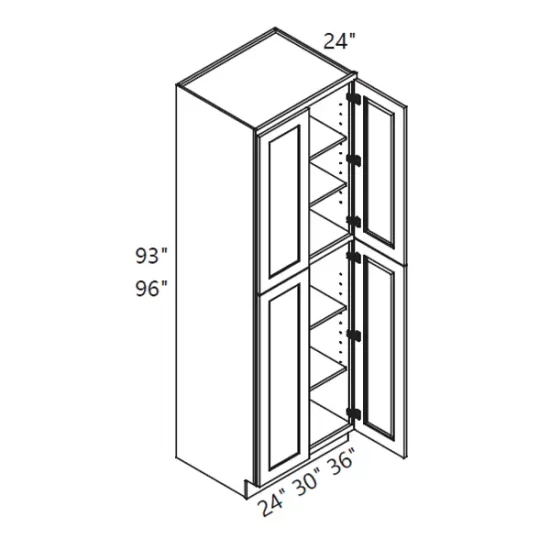 KN - Kitchen Cabinet - Pantry 2493-3696" GS