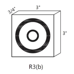 MH – Kitchen Cabinet - Accessory Rosette Block CS