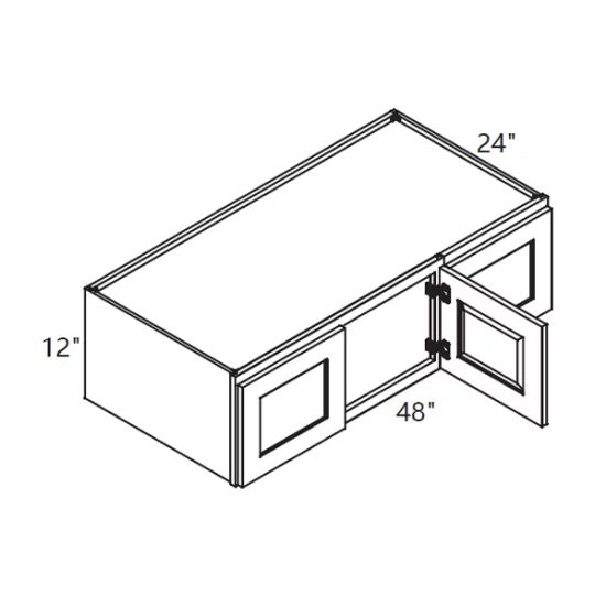 KN - Kitchen Cabinet - Refrigerator Wall - W481224 GS