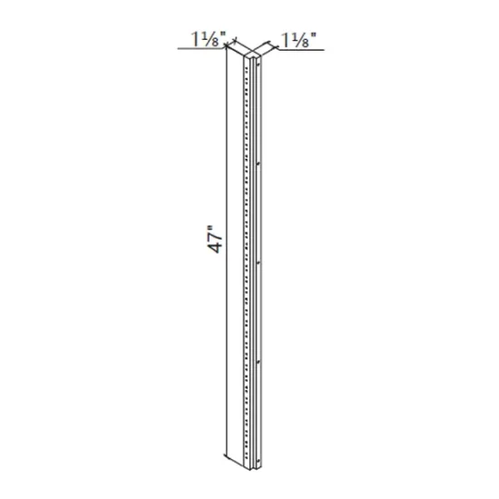KN - Kitchen Cabinet - Accessory Rot Support 17-47" GS - Image 4