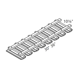 PN - Kitchen Cabinet - Wall Stem Glass Holder - SGH30-SGH36 GS