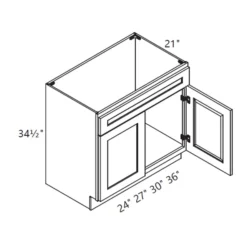 MH – Kitchen Cabinet - Vanity  Sink Base Cabinet 24-36" CS