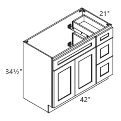 MH – Kitchen Cabinet - Vanity  Sink Base Cabinet 42L-42"R CS