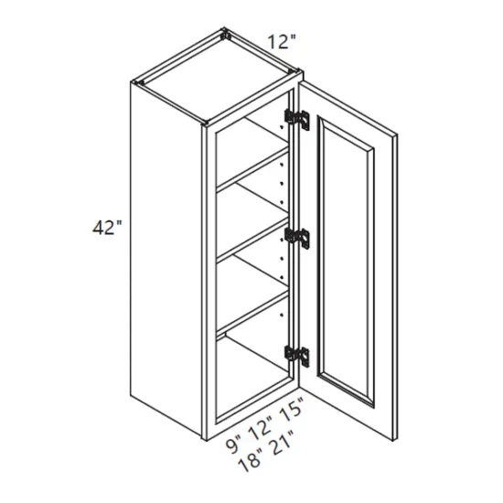 KN - Kitchen Cabinet - Wall - W0942-W2142" WS