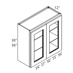 PN - Kitchen Cabinet - Wall Glass - W2430GD-W3636GD GS
