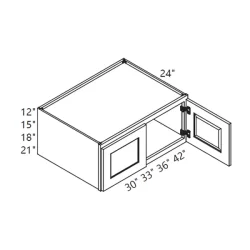 KN - Kitchen Cabinet - Refrigerator Wall - W301224-W362124 ES