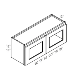 MH – Kitchen Cabinet - Wall Cabinet - 31.5" - Glass Door CS