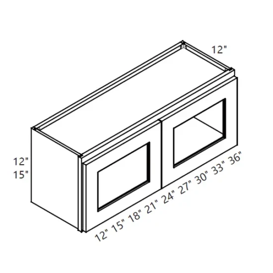 MH – Kitchen Cabinet - Wall Cabinet - 27" - Glass Door CS