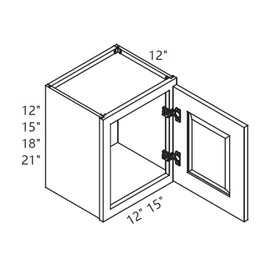 KN - Kitchen Cabinet - Wall - W1512-W2115 WS