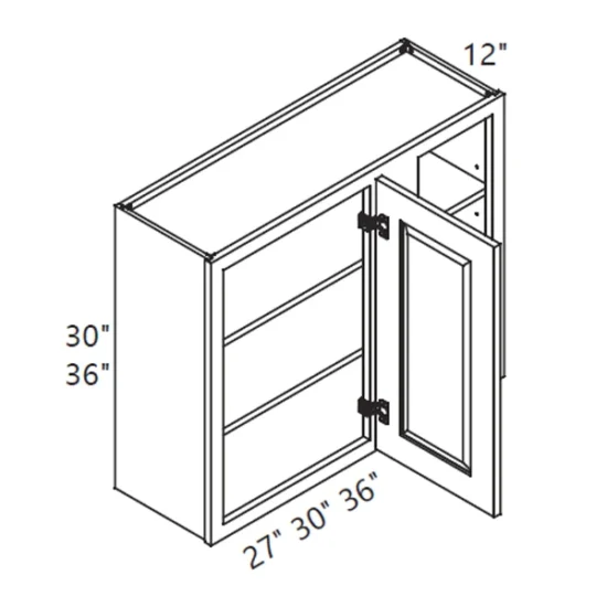MH – Kitchen Cabinet - Wall Blind Corner Cabinet - 30" LG