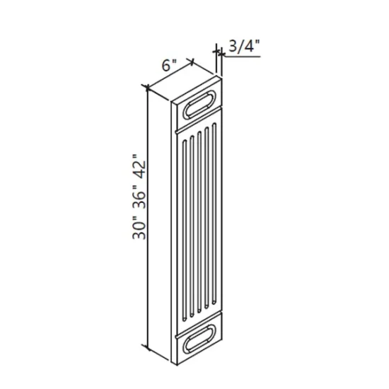 KN - Kitchen Cabinet - Accessory Wall Fluent Filler 630-642" ES